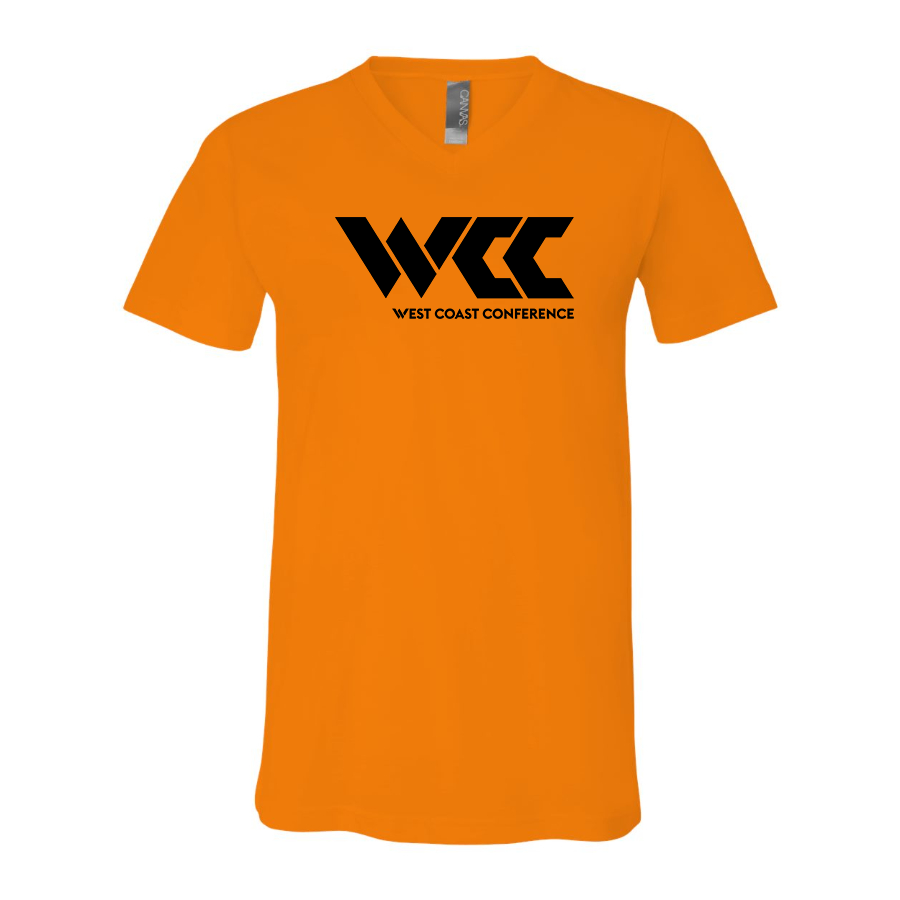 Men's West Coast Conference BELLA CANVAS Jersey V-Neck Tee