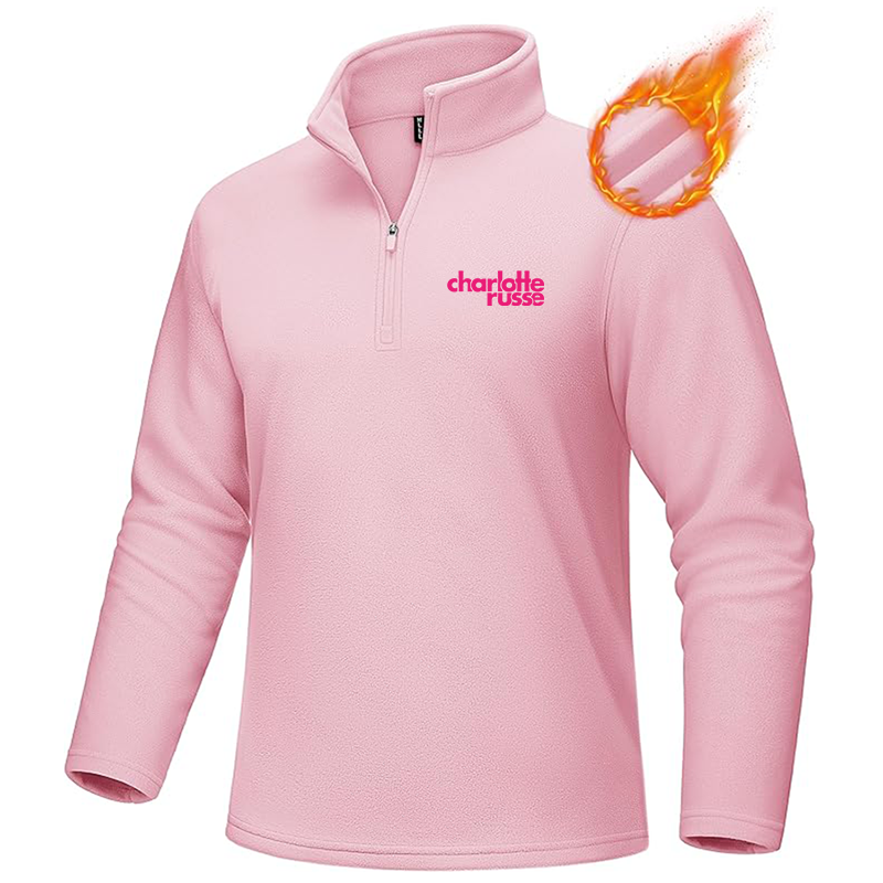 Men's Charlotte Russe MAGCOMSEN Quarter-Zip Pullover Polar Fleece Sweatshirt Stand Collar Long Sleeve Shirt for Men Thermal Winter Fall