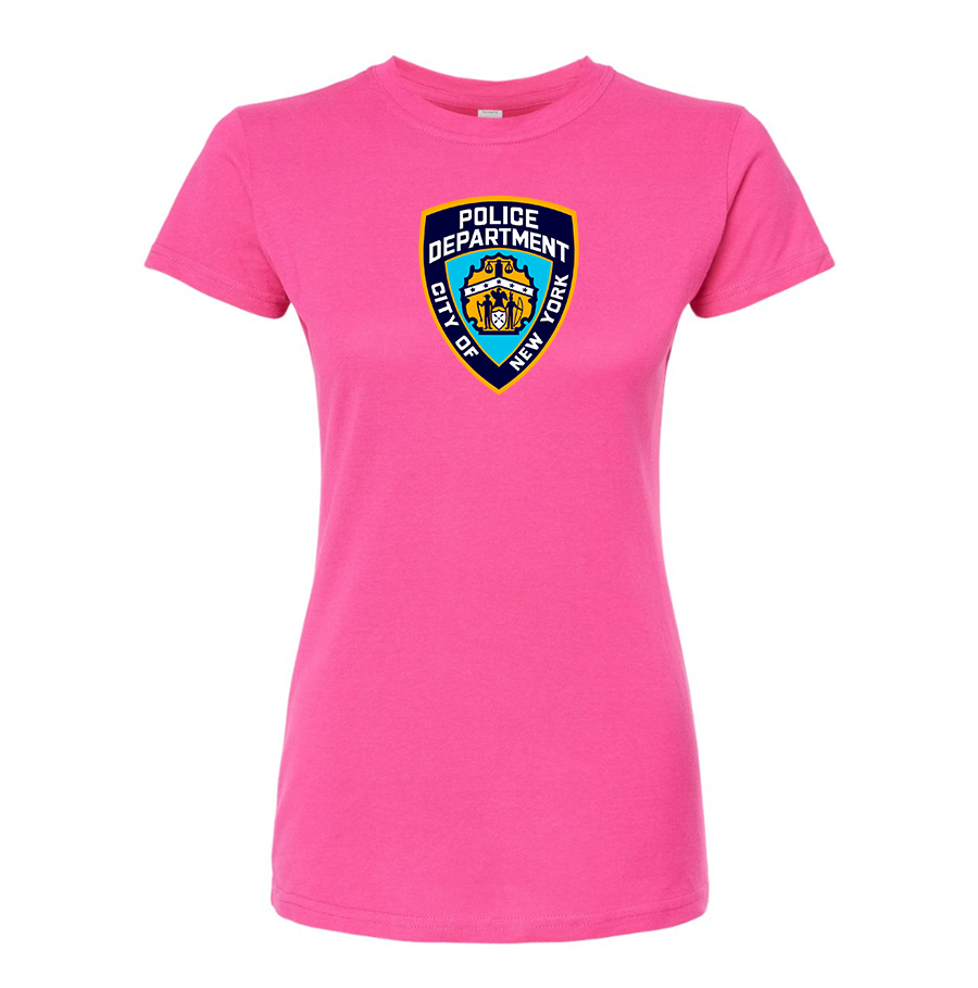 Women's NYPD Round Neck T-Shirt