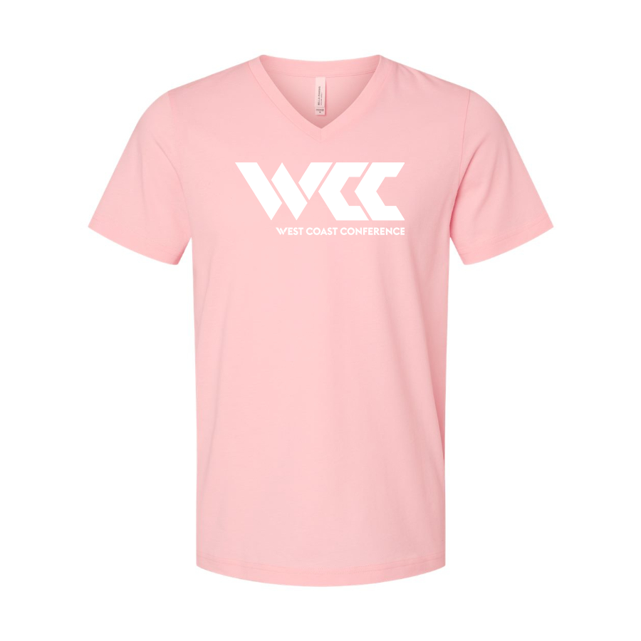 Men's West Coast Conference BELLA CANVAS Jersey V-Neck Tee