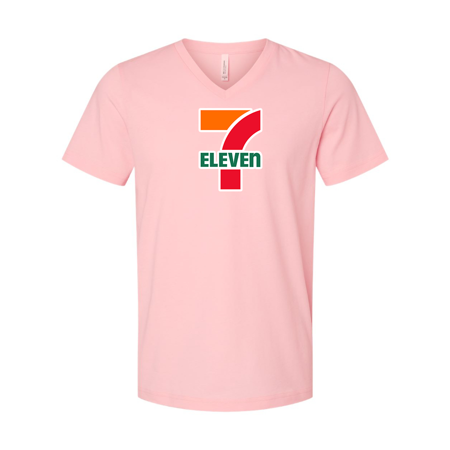 Men's 7-Eleven BELLA CANVAS Jersey V-Neck Tee