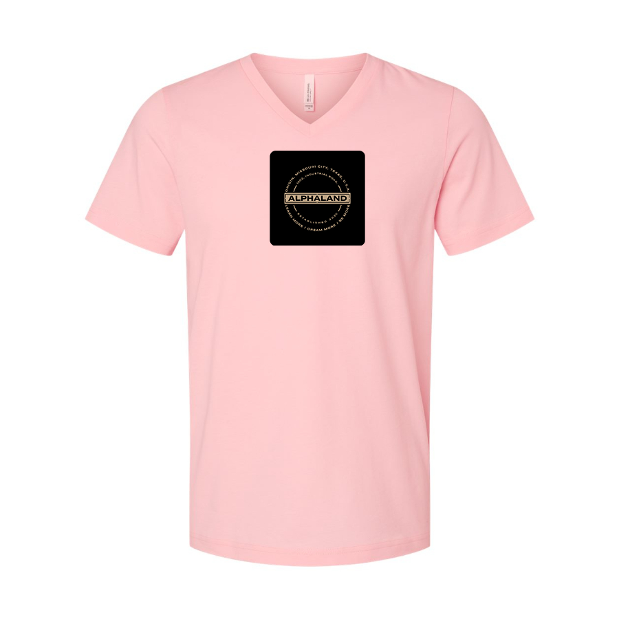 Men's Alphaland BELLA CANVAS Jersey V-Neck Tee