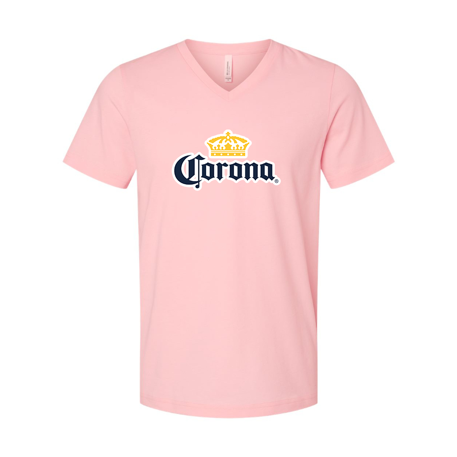 Men's Corona BELLA CANVAS Jersey V-Neck Tee