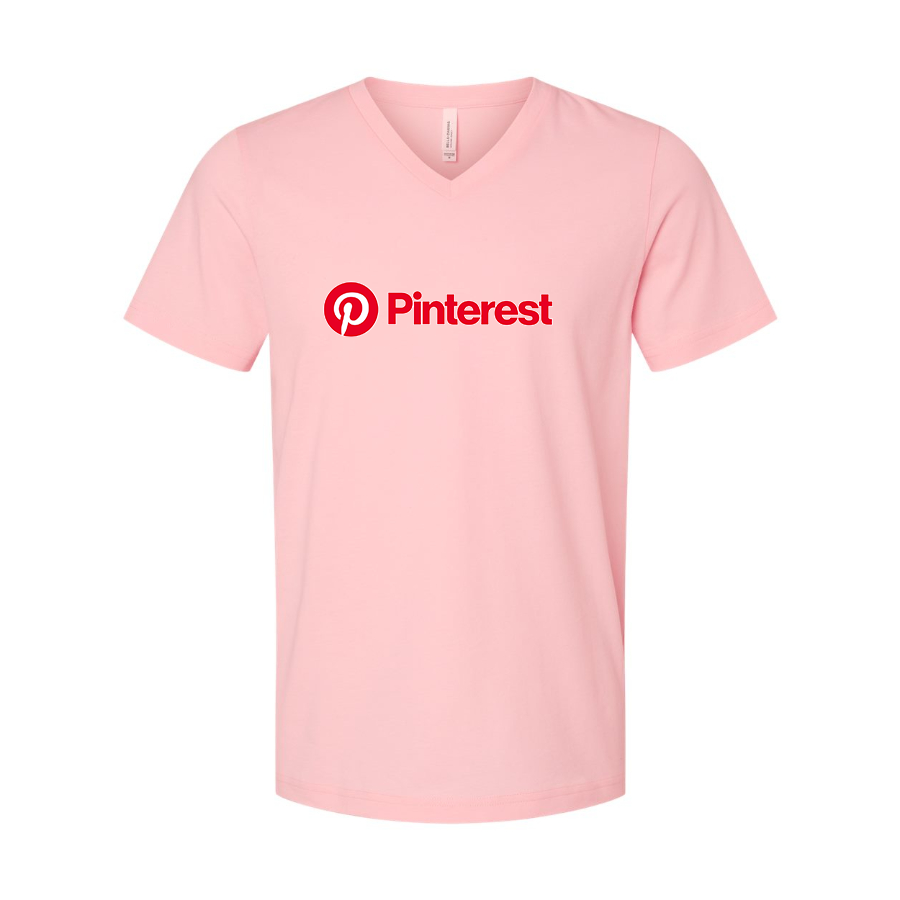 Men's Pinterest BELLA CANVAS Jersey V-Neck Tee