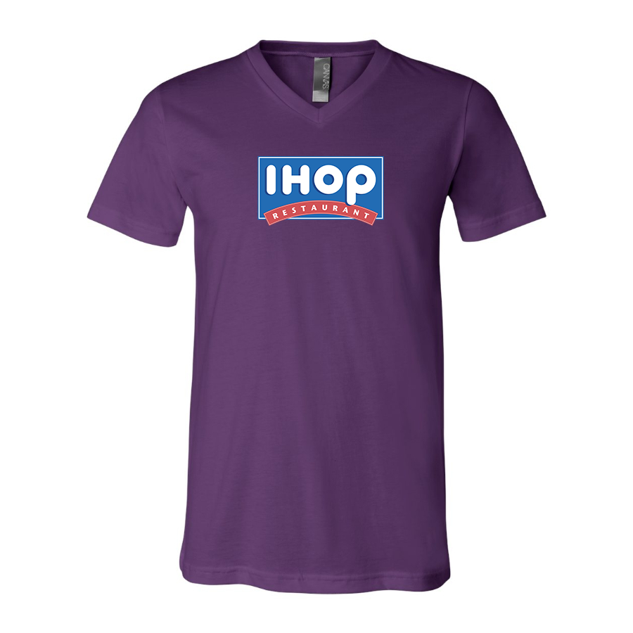Men's ihop BELLA CANVAS Jersey V-Neck Tee