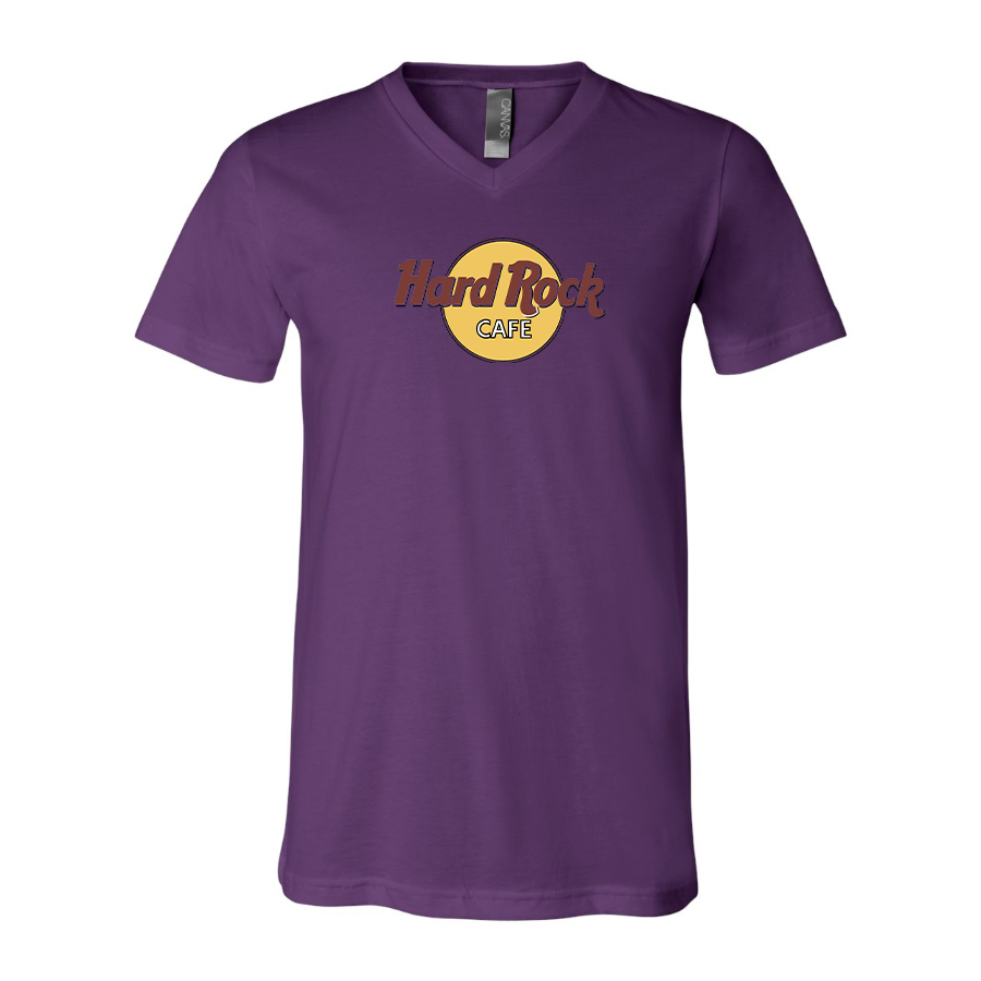 Men's Hard Rock Cafe BELLA CANVAS Jersey V-Neck Tee