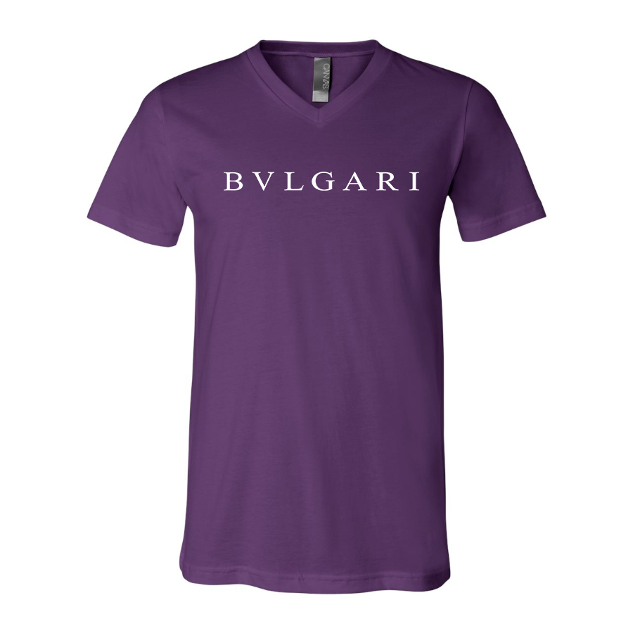 Men's BVLGARI BELLA CANVAS Jersey V-Neck Tee