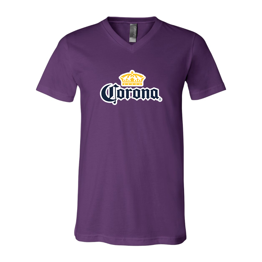 Men's Corona BELLA CANVAS Jersey V-Neck Tee