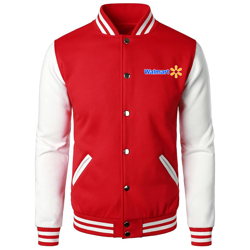 Men's Walmart Varsity Baseball Jacket Cotton Blend Letterman Jackets
