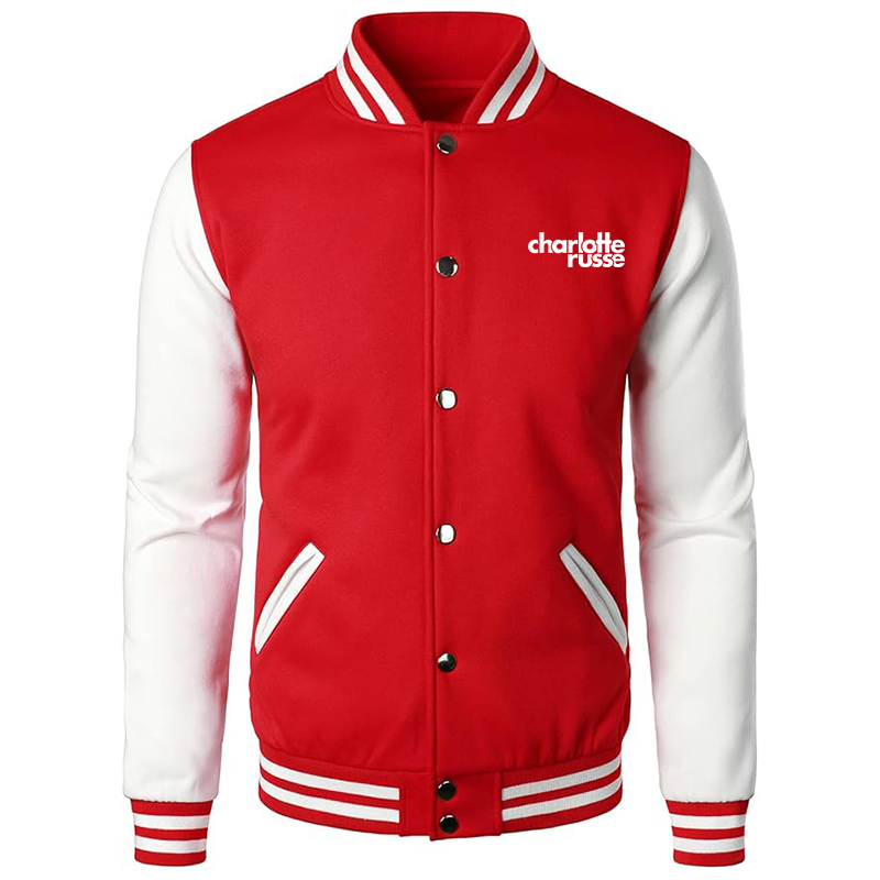Men's Charlotte Russe Varsity Baseball Jacket Cotton Blend Letterman Jackets