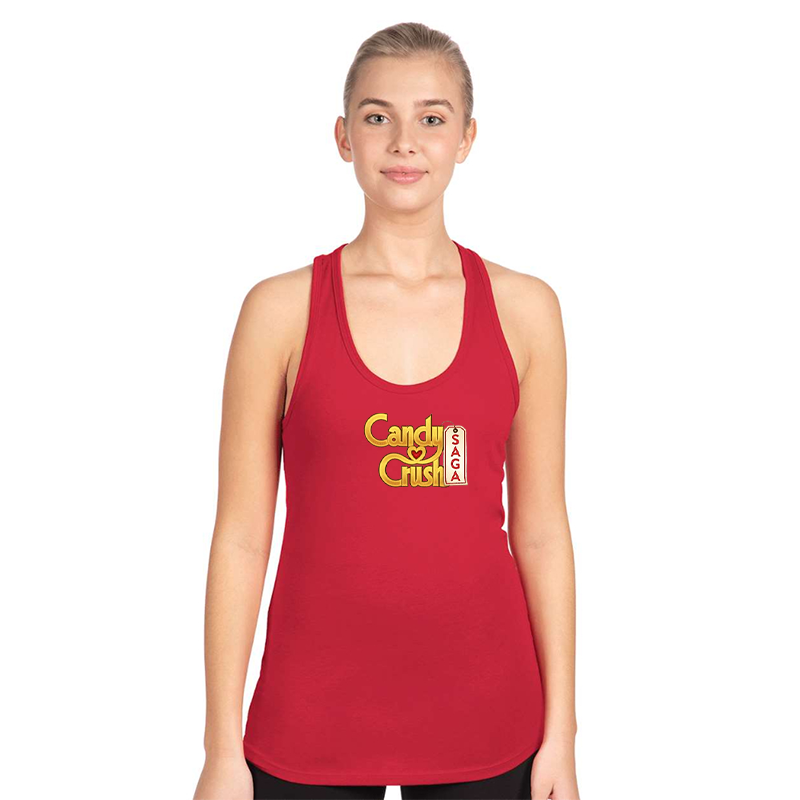 Women's Candy Crush Next Level Ideal Racerback Tank