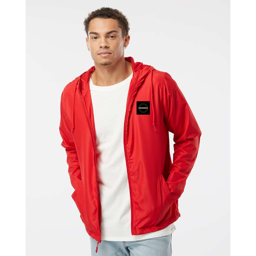 Men's Alphaland Independent Trading Co Lightweight Windbreaker Full-Zip Jacket
