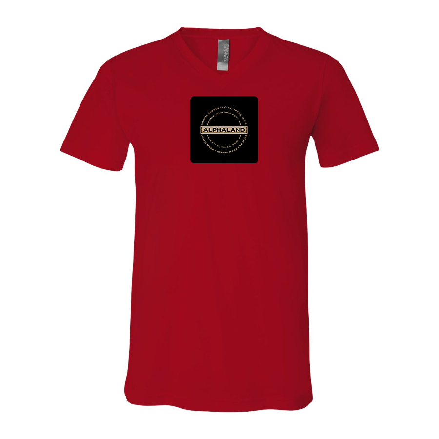 Men's Alphaland BELLA CANVAS Jersey V-Neck Tee