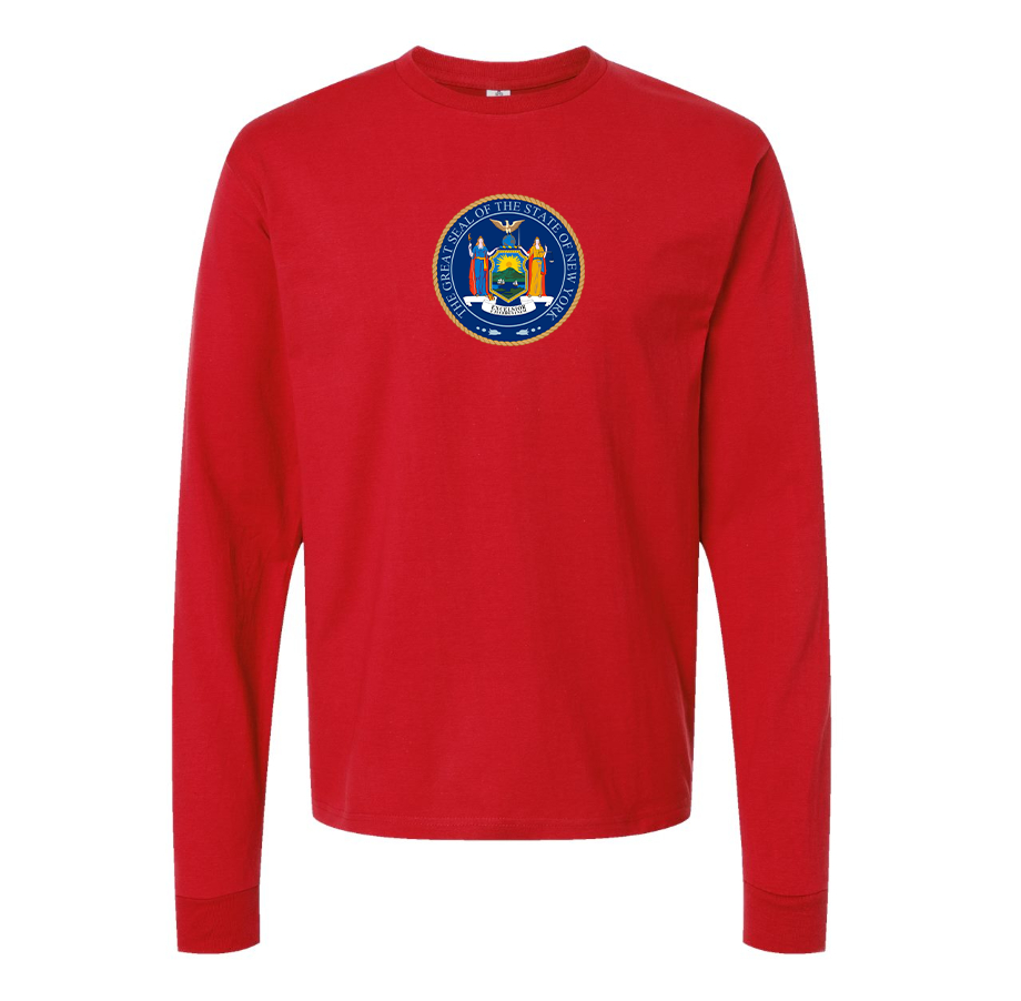 Men's New York Cotton Long Sleeve T-Shirt