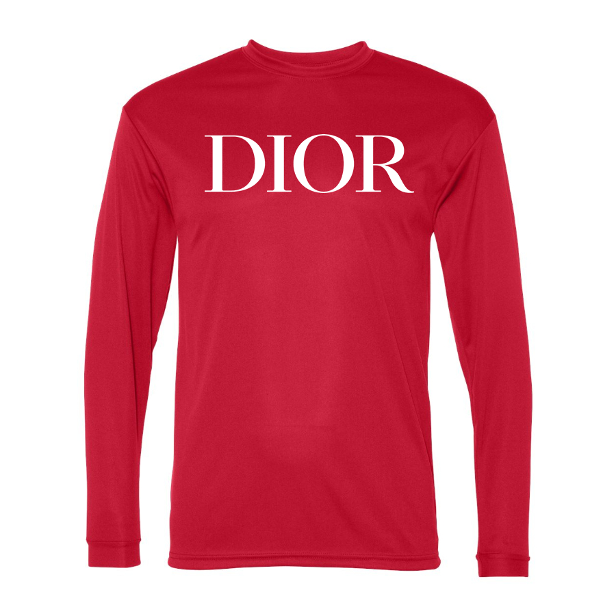 Men's Dior Polyester Long Sleeve T-Shirt