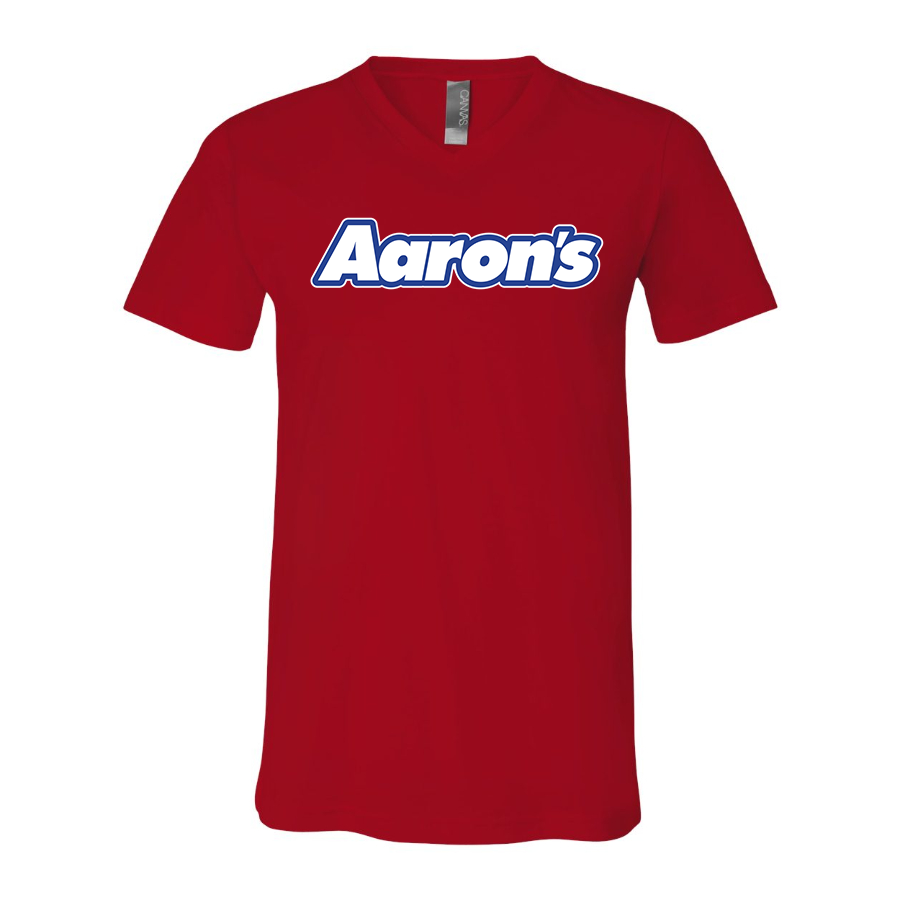 Men's Aarons BELLA CANVAS Jersey V-Neck Tee