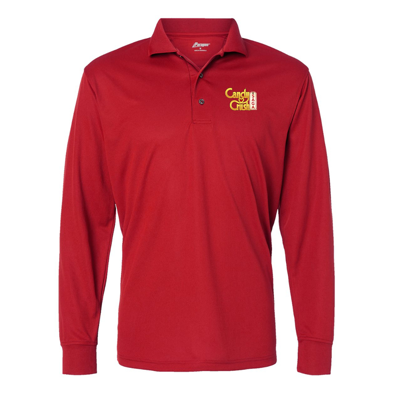 Men's Candy Crush Paragon Prescott Long Sleeve Polo