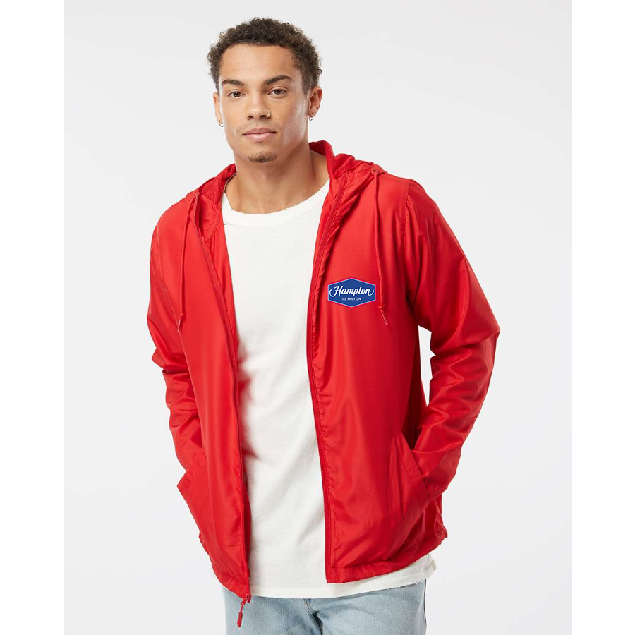 Men's Hampton Independent Trading Co Lightweight Windbreaker Full-Zip Jacket
