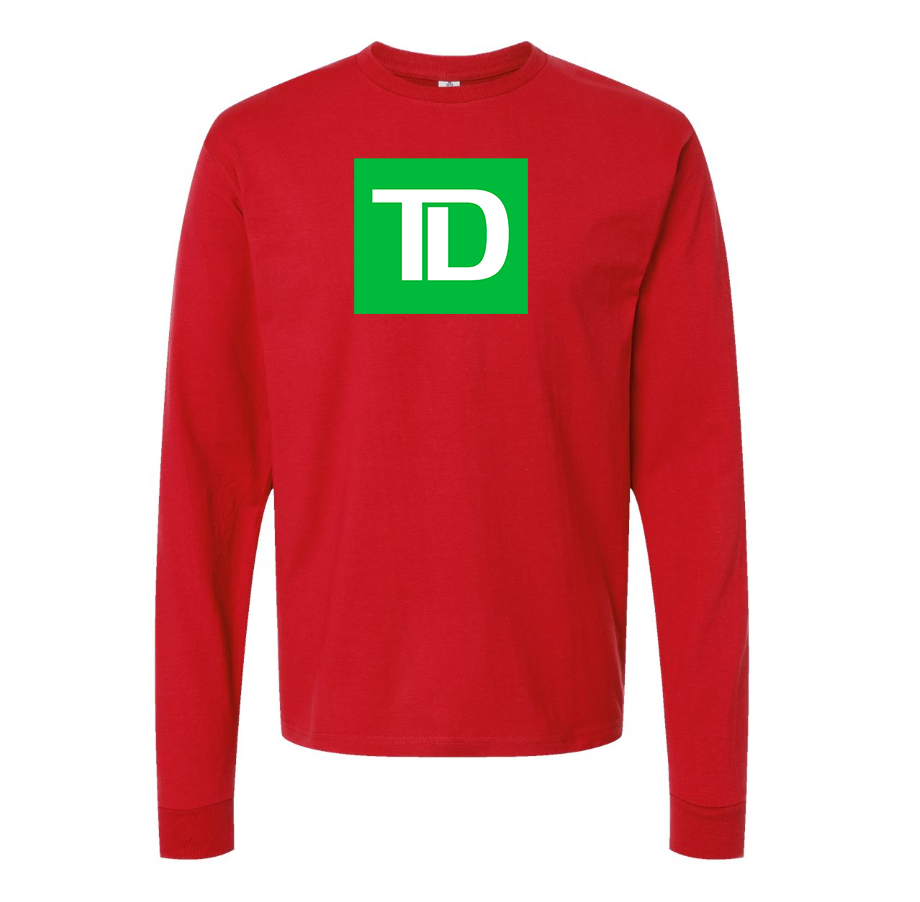 Men's TD Bank Cotton Long Sleeve T-Shirt