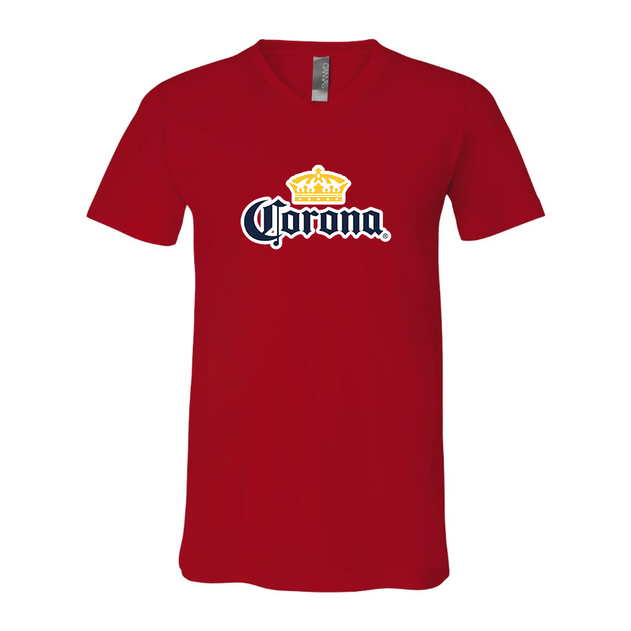 Men's Corona BELLA CANVAS Jersey V-Neck Tee