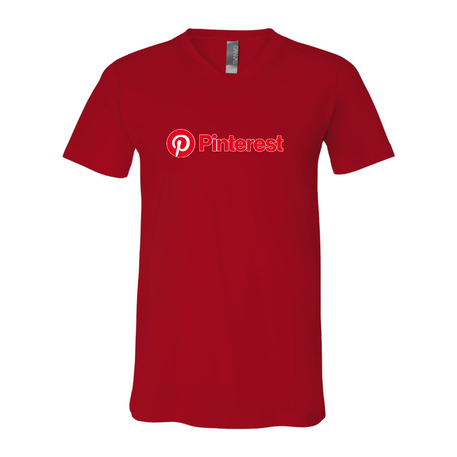Men's Pinterest BELLA CANVAS Jersey V-Neck Tee