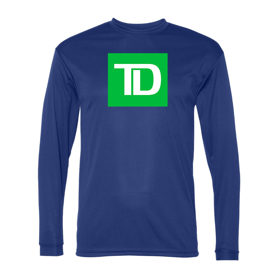 Men's TD Bank Polyester Long Sleeve T-Shirt