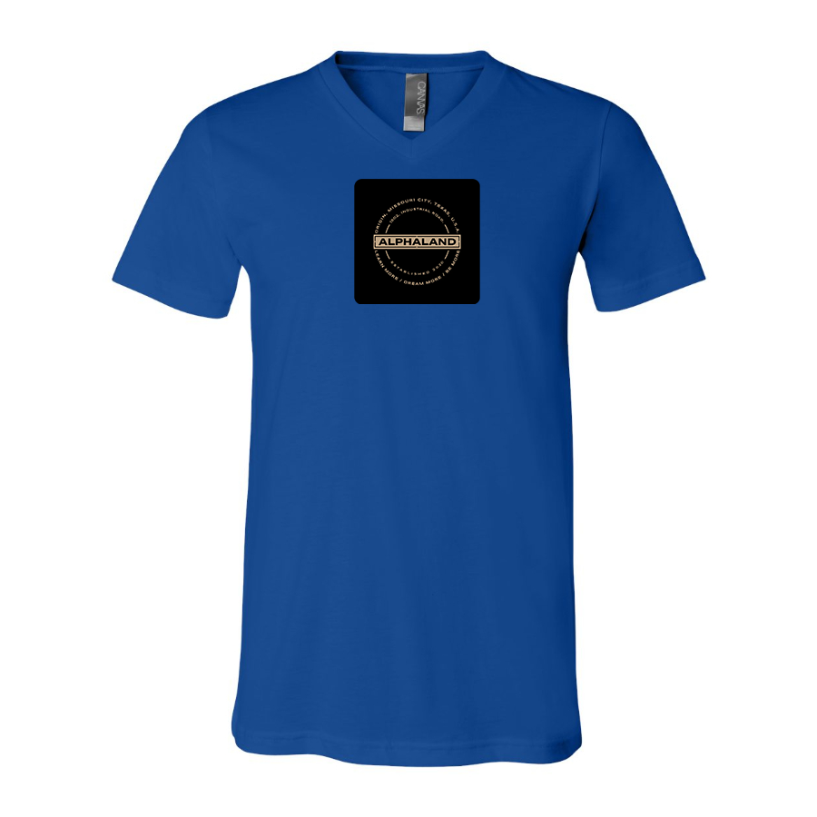 Men's Alphaland BELLA CANVAS Jersey V-Neck Tee