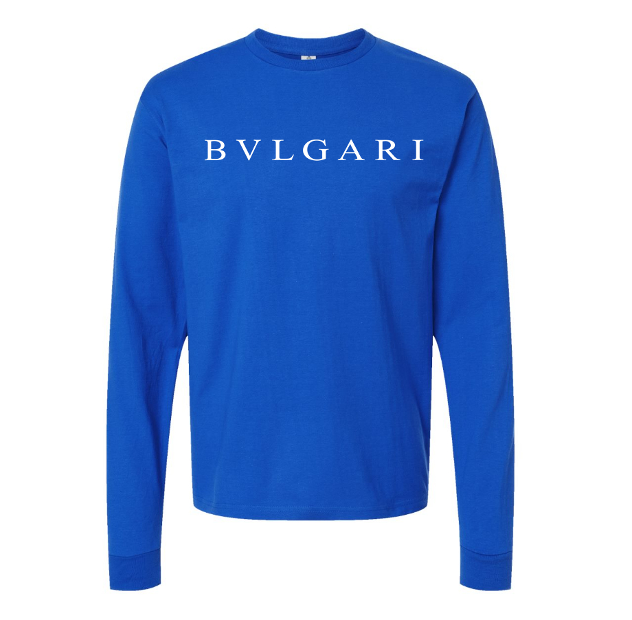 Men's BVLGARI Cotton Long Sleeve T-Shirt