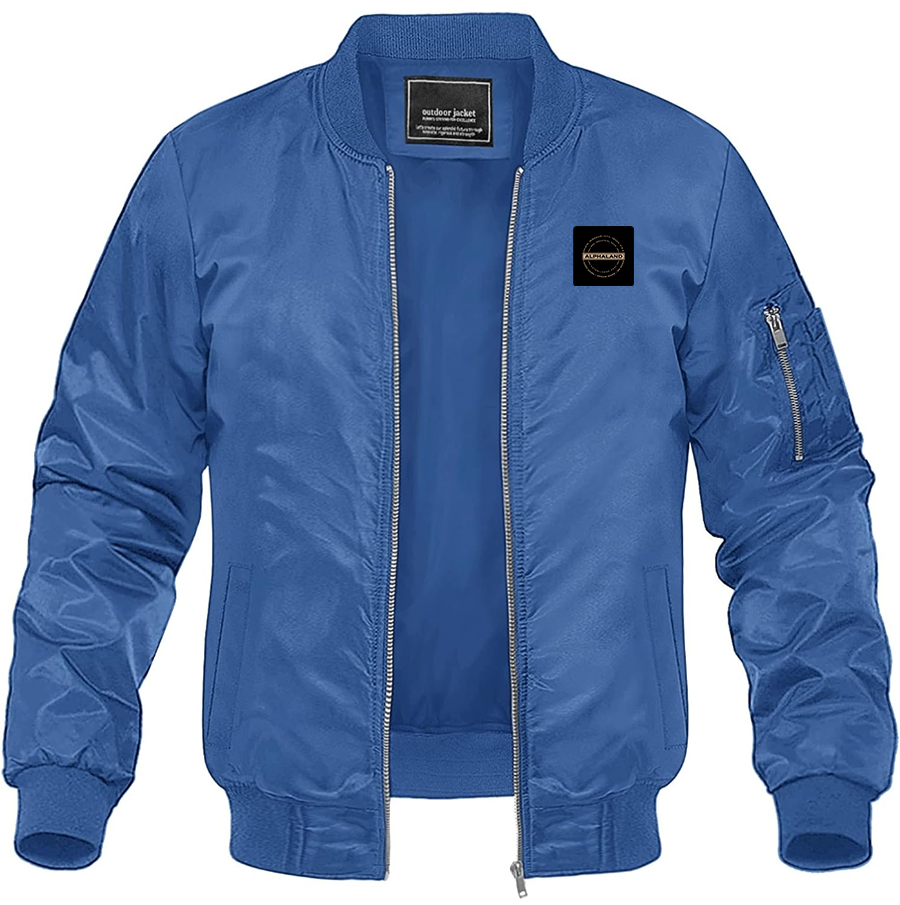 Men's Alphaland Lightweight Bomber Jacket Windbreaker Casual Fall Spring Outdoor Coat