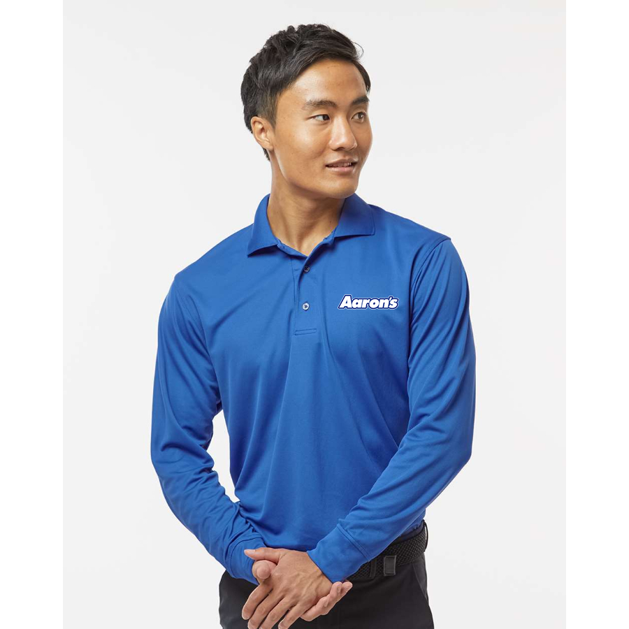 Men's Aarons Paragon Prescott Long Sleeve Polo