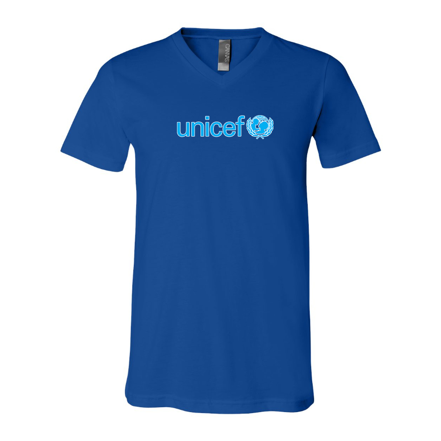 Men's UNICEF BELLA CANVAS Jersey V-Neck Tee