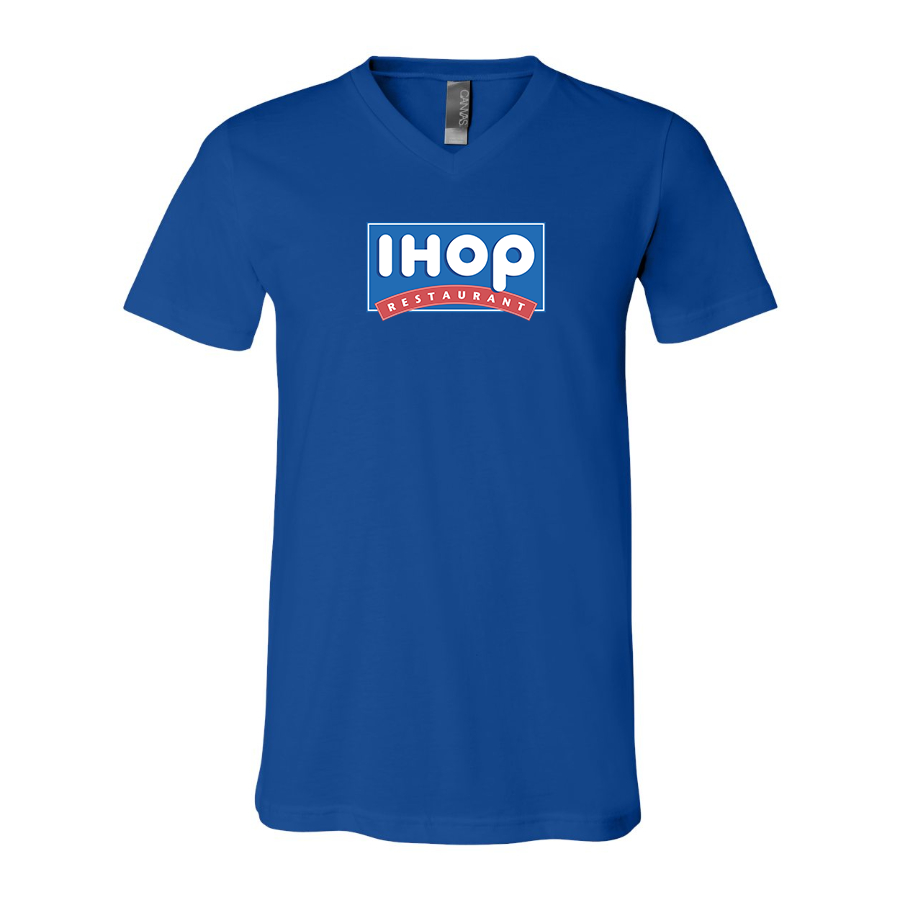Men's ihop BELLA CANVAS Jersey V-Neck Tee