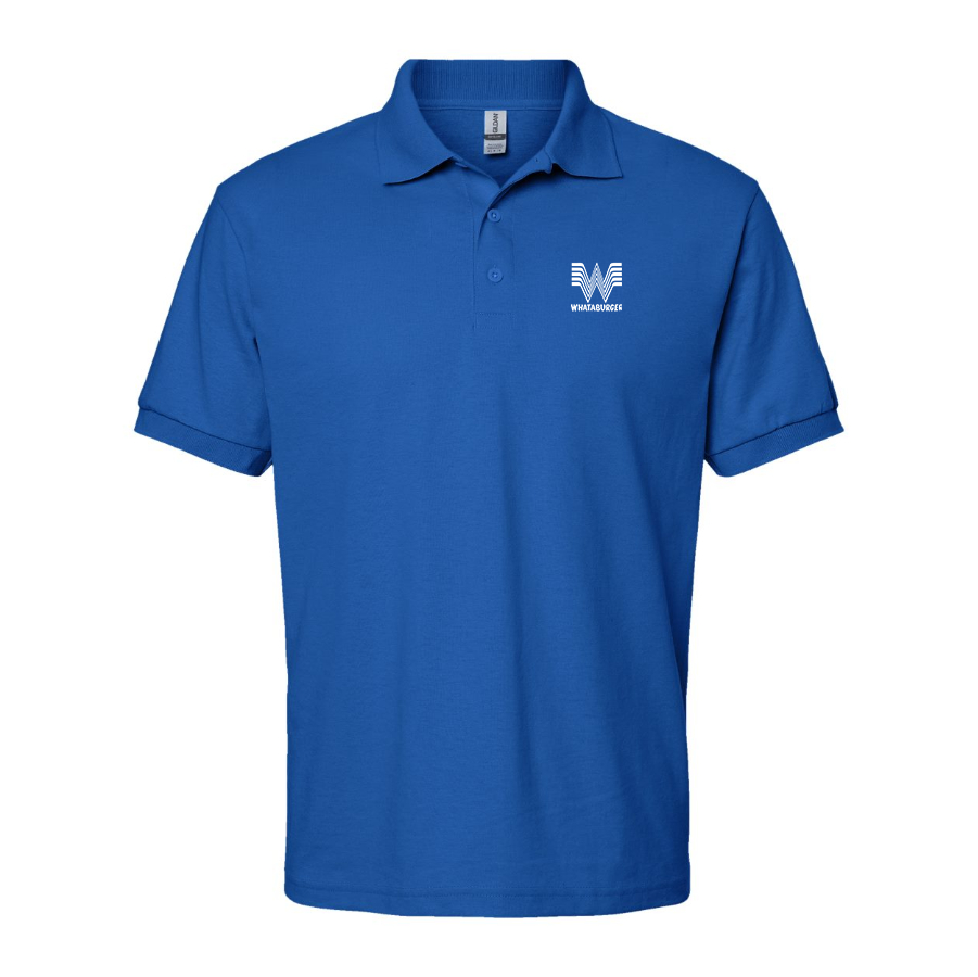 Men's What A Burger Dry-Blend Polo