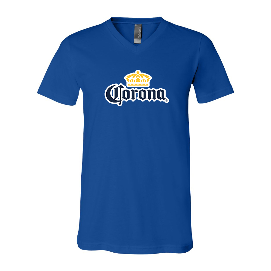 Men's Corona BELLA CANVAS Jersey V-Neck Tee