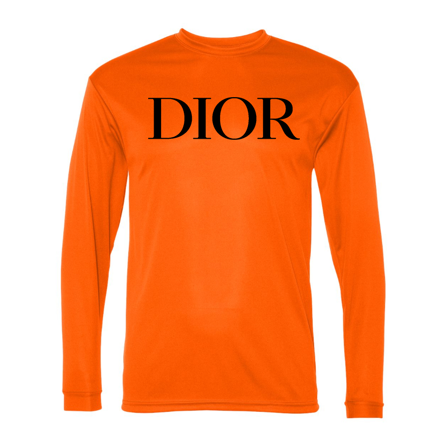Men's Dior Polyester Long Sleeve T-Shirt