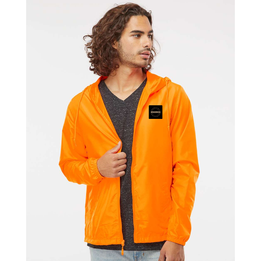 Men's Alphaland Independent Trading Co Lightweight Windbreaker Full-Zip Jacket