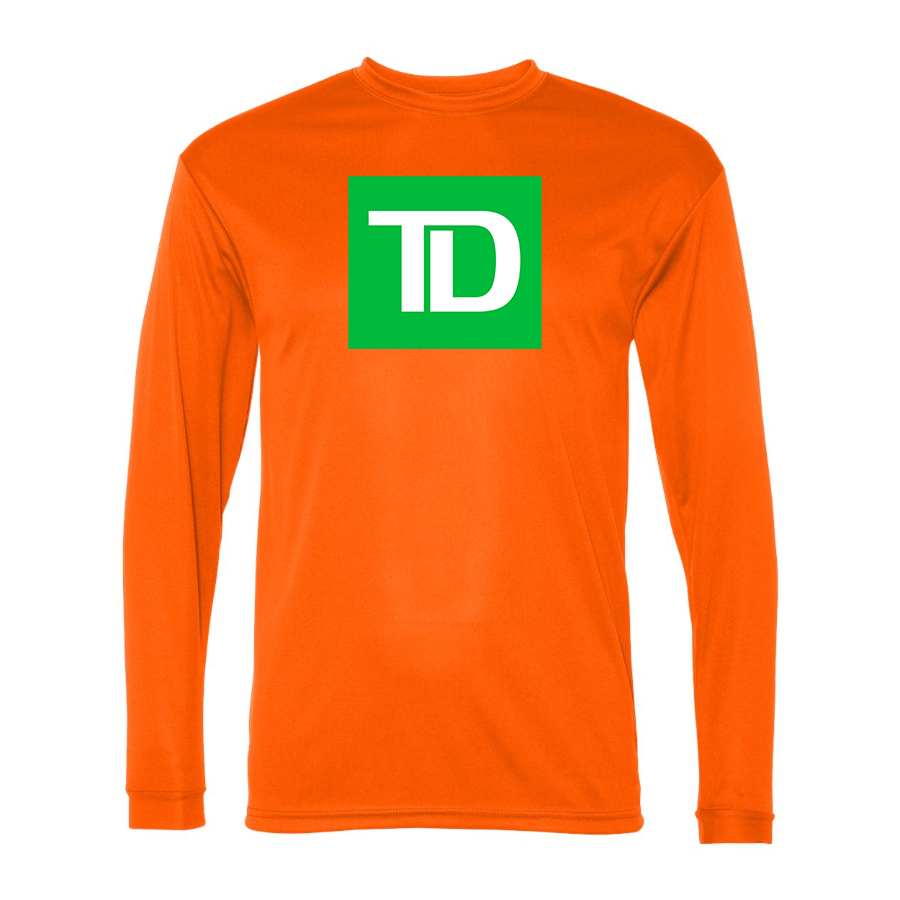 Men's TD Bank Polyester Long Sleeve T-Shirt