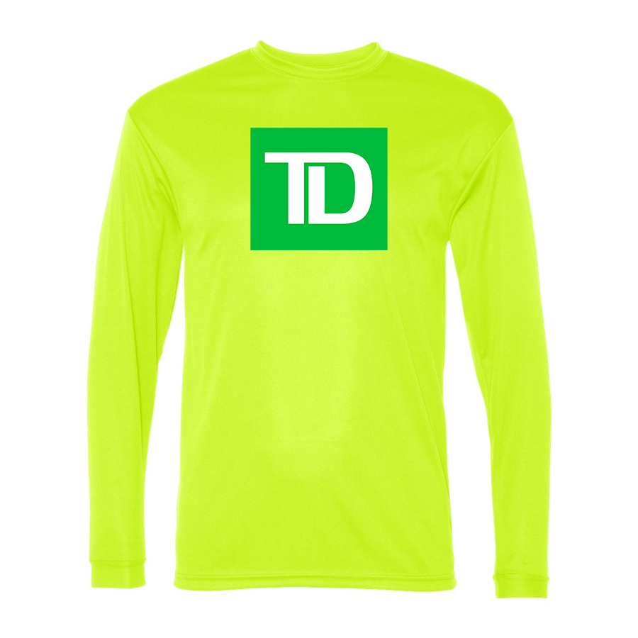 Men's TD Bank Polyester Long Sleeve T-Shirt