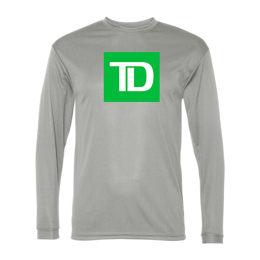 Men's TD Bank Polyester Long Sleeve T-Shirt