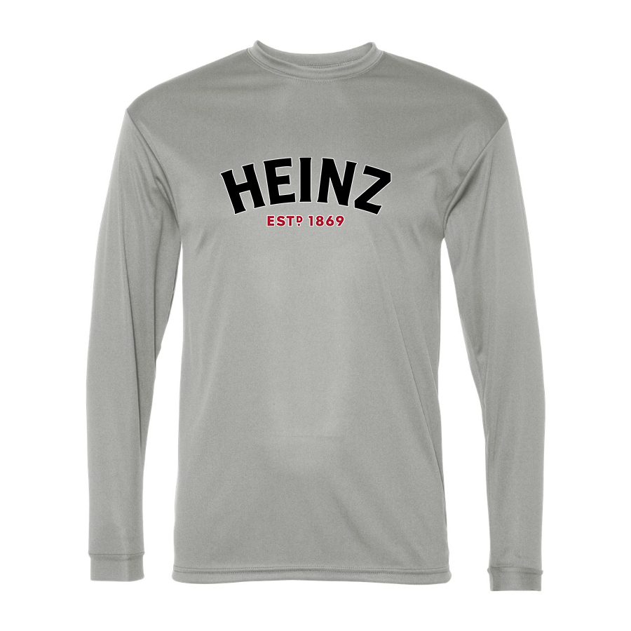 Men's HEINZ Polyester Long Sleeve T-Shirt