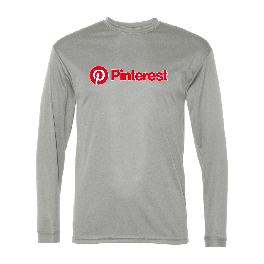 Men's Pinterest Polyester Long Sleeve T-Shirt