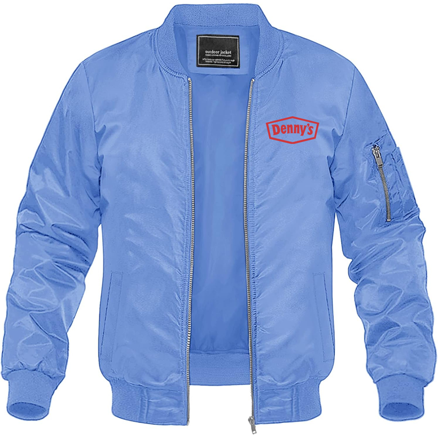 Men's Dennys Lightweight Bomber Jacket Windbreaker Casual Fall Spring Outdoor Coat