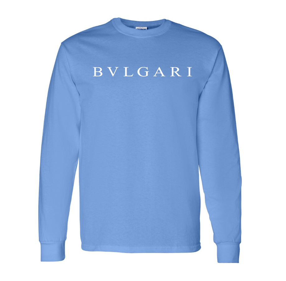 Men's BVLGARI Cotton Long Sleeve T-Shirt