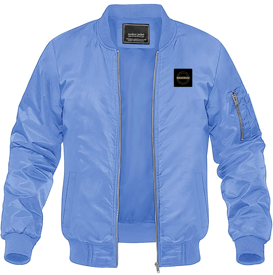 Men's Alphaland Lightweight Bomber Jacket Windbreaker Casual Fall Spring Outdoor Coat