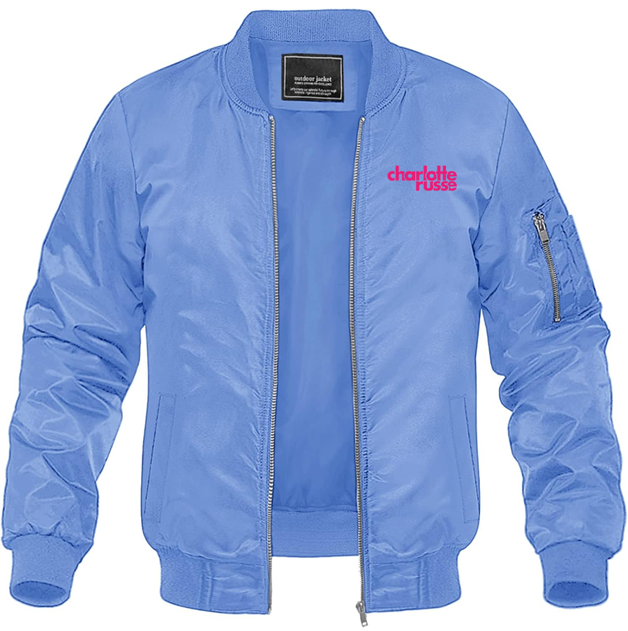 Men's Charlotte Russe Lightweight Bomber Jacket Windbreaker Casual Fall Spring Outdoor Coat