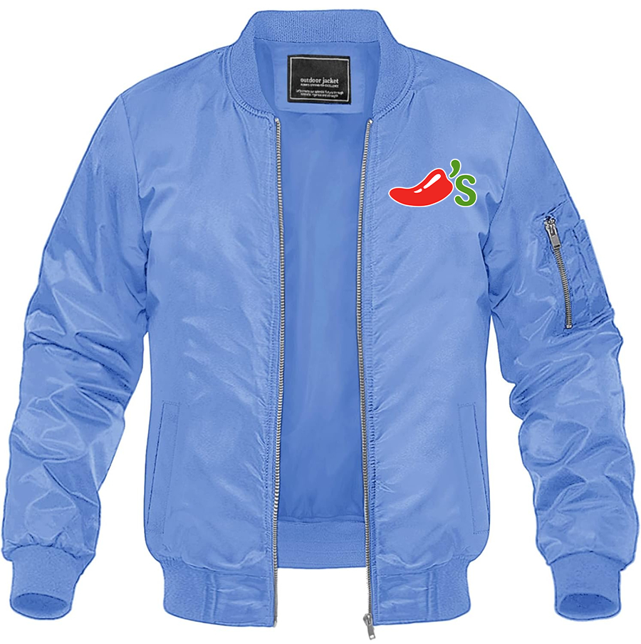 Men's Chilis Lightweight Bomber Jacket Windbreaker Casual Fall Spring Outdoor Coat