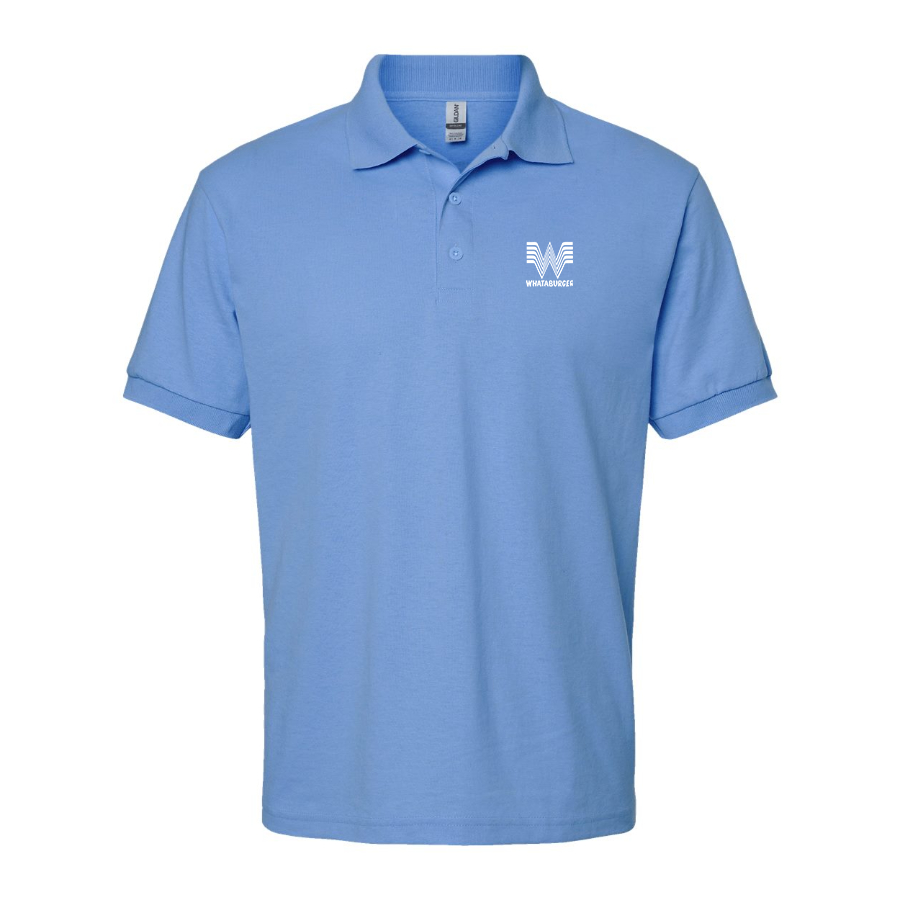 Men's What A Burger Dry-Blend Polo
