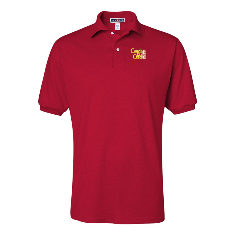 Men's Candy Crush JERZEES SpotShield Polo
