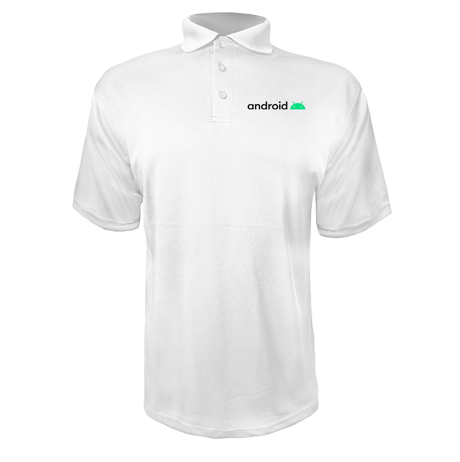 Men's Android Polyester Polos