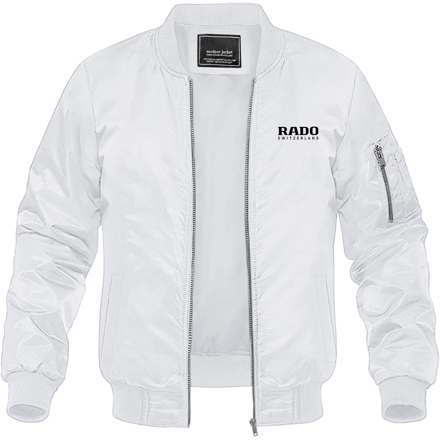 Men's Rado Lightweight Bomber Jacket Windbreaker Casual Fall Spring Outdoor Coat